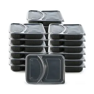 Wholesale American Style Takeout Food Container Microwave Freezer Safe Takeaway Lunch Box