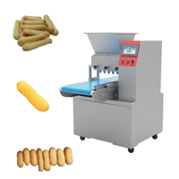 Machine de formage de biscuits à biscuits entièrement automatique pour utilisation en boulangerie Nouveau déposant de pâte à gâteau complété Remplissage de lait Maïs Fruit