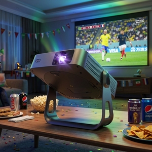 <span class=keywords><strong>Projecteur</strong></span> intelligent Android 13.0 1080P pour les matchs de football - Mise au point automatique, WiFi 6 sans latence, écran géant 180 pouces, <span class=keywords><strong>projecteur</strong></span> domestique OEM - Product Image 1