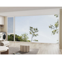 Fenêtres à battants en alliage d'aluminium imperméables, design moderne en acier inoxydable, double vitrage, isolation thermique, chambre à coucher, villa