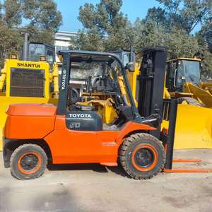 Used Japan for FD50 5 Ton Diesel <b>Forklift</b> Original Engine <b>Manual</b> Transmission Hydraulic Side Shifter Solid Tire 1 Year 2WD Two - Product Image 3