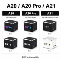 Altavoz Cúbico con Logotipo Personalizado y Luz LED, Mini Altavoz Inalámbrico Portátil para Regalos Corporativos