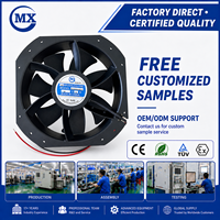 DC 28080 Metall-Axialventilator 48V 280x80mm Hochgeschwindigkeits-1110CFM-Luftstrom 12V/24V Explosionsgeschützt Kugellager OEM ODM