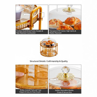 Plateau à thé en plastique de luxe, forme rectangulaire, design moderne minimaliste pour salon, idéal pour ranger tasses à thé et verres à boire