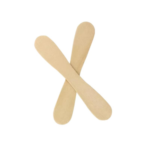 Petite cuillère à crème glacée en bois jetable bon marché Mini cuillère en bois Cuillère à crème glacée biodégradable - Product Image 2