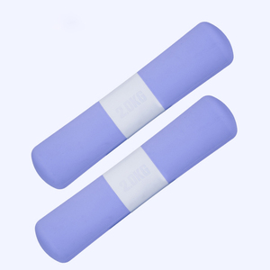 Custom Logo Silicone Hand Weights Multiple Weights Options Anti-roll Anti-Slip Shape Pilates Workout Fitness Exercise <b>Dumbbells</b> - Product Image 1