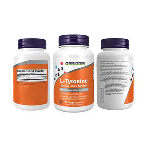 脳の健康のための集中力と記憶力をサポートするプライベートラベル<span class=keywords><strong>L</strong></span>-チロシンカプセルビタミン栄養サプリメント - Product Image 1