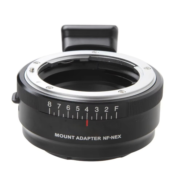 NF-NEX Lens Adapter W/ Tripod Mount Ring for  F AF-S AI G Lens to E NEX Camera A7 A7R NEX 7 6 5 3