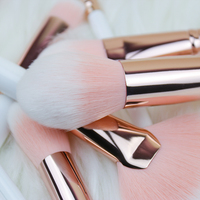 LEISHANG set de pinceaux professionnels nouveau logo personnalisé pinceaux de maquillage rose set grossistes set de pinceaux de maquillage de voyage