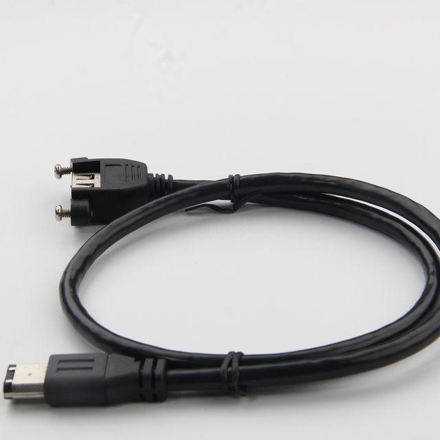 IEEE 1394 Firewire 400 to 800 Data Cable 0.5M-20M 1m USB Type Male to Female PVC Jacket With Braid Shielding Computer Charging