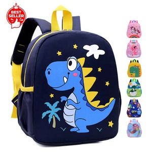 <span class=keywords><strong>Zaino</strong></span> carino in Nylon per la scuola materna dei cartoni animati dinosauro a prova di acqua borsa da scuola per bambini e ragazzi scuola primaria - Product Image 1