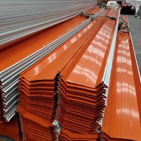 Panneau de toiture à joint debout en Galvalume enduit coupe-vent AZ30-AZ40, type 760, marque BTSM, épaisseur 0,14-0,20 mm pour entrepôt et usine