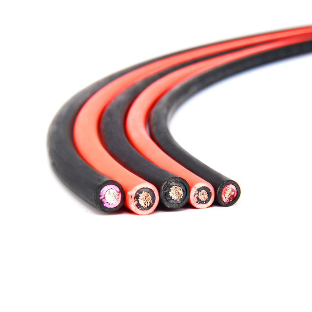 Low Voltage Solar Panel Wire Single Twin Core Tinned Copper 4mm 6mm 8mm 10mm Red Black Solar Wire