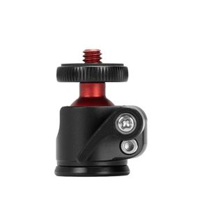 Mini rotule en alliage d'aluminium à rotation 360° pour trépied de téléphone portable et stabilisateur de caméra DSLR pour diffusion en direct - Product Image 2