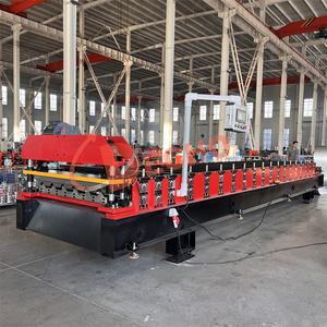 เครื่องขึ้นรูปเหล็กสีกระเบื้องทำจากไม้ไผ่ชั้นเดียวแบบอัตโนมัติ - Product Image 3