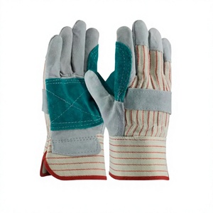 Gants de sécurité mécaniques en cuir automobile 12 oz épais, longueur 28 cm, antidérapants, avec manchette renforcée, résistants à la chaleur, sans latex pour - Product Image 1