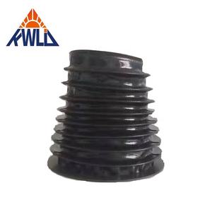 Housses de <span class=keywords><strong>protection</strong></span> à vis flexibles pour cylindre <span class=keywords><strong>hydraulique</strong></span> tige de colle couvercle de soufflet cousu cache-poussière rond avec fermeture à glissière en métal - Product Image 6