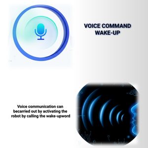 Robot Humanoide de <span class=keywords><strong>Inteligencia</strong></span> <span class=keywords><strong>Artificial</strong></span> de Alta Calidad, Robot Comercial de Servicio y Bienvenida, Navegación Lidar, Control por Aplicación, 12 Horas de Autonomía - Product Image 5