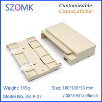 SZOMK AK-P-27 180x100x53mm boîtier de commande électrique en plastique personnalisé boîtier électronique et Instrument