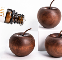 Diffuseur de luxe en bois de noyer, ornement olfactif passif en noyer naturel, décoration chaleureuse et fonctionnelle pour une aromathérapie relaxante