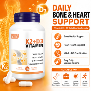 Fabricant de compléments alimentaires, <span class=keywords><strong>vitamine</strong></span> <span class=keywords><strong>K2</strong></span> D3, soutient la santé des os et complément <span class=keywords><strong>alimentaire</strong></span> pour adultes - Product Image 2