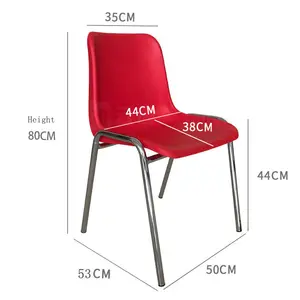 OK-505 Nuovo Design confortevole moderno a buon mercato di plastica Ufficio formazione Sedia studente sedia sedia da ufficio