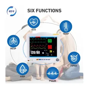 Rayman Hospital ICU Portátil Profissional Multi Parâmetros Monitor Médico Remoto