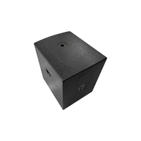 Haut-parleur de subwoofer actif IPALEAD S18X de 15 pouces, 1800 W, 8 ohms, boîtier en bois, réponse en fréquence de 45 Hz à 130 Hz, options de service personnalisées