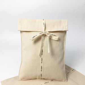 Enveloppe imprimée avec logo personnalisé, pochette en coton, emballage cadeau, pochette à bijoux, enveloppe, sac d'expédition à rabat - Product Image 6