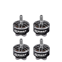 Moteur BLDC léger 2207 avec une puissance de 1400KV, moteur sans balais à forte poussée pour le vol de drones RC Freestyle