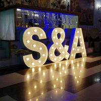 Lettres lumineuses Koncept, lettres alphabétiques LED, lettres de marquee, 5 pieds, éclairage LED
