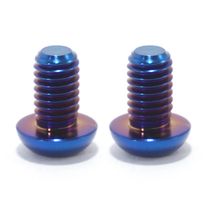 Gr5 טי טיטניום בורג m3 m4 m5 x 10 מ "מ 12 מ" מ m6 נירוסטה inox ראש כפתור כחול שרוף t25 ברגי אופניים פנימיים - Product Image 2