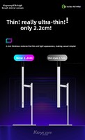 Moniteur Kuycon P32K 32 pouces 4k Réduit les vertiges Respectueux des yeux 144hz Écran de jeu Moniteur d'affichage Sans support