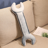 Boneka Plush Bentuk Kunci Pas Simulasi CHIQUE, Mainan Kreatif Bentuk Alat, Penjepit Kaki Boneka, Kapas, 79cm-100cm