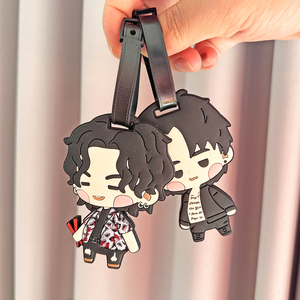 2024 Thời Trang Tùy Chỉnh PVC Hành Lý Tag Du Lịch Hành Lý Phụ Kiện Với Tên Và Tin Nhắn Hành Lý Tag - Product Image 6