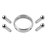 TikTok — anneau de mamelon ajustable en acier inoxydable, sans Piercing, produit populaire, 1 pièce