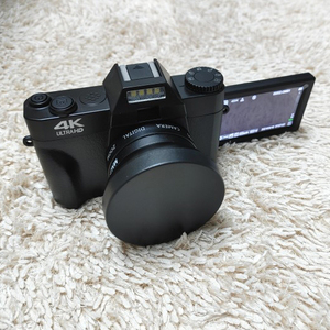 Caméra numérique <span class=keywords><strong>4K</strong></span> pour vlog, caméra vidéo avec objectif grand angle pour <span class=keywords><strong>YouTube</strong></span>, vlogging, caméra numérique WiFi 48MP, enregistreur - Product Image 5