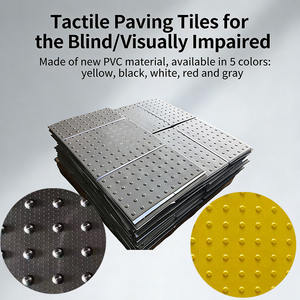 <span class=keywords><strong>Dalles</strong></span> de pavage tactiles antidérapantes de haute résistance Duonik Premium faciles à installer pour les espaces publics - Product Image 3