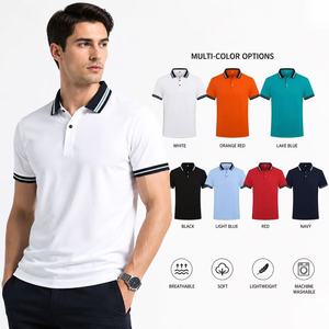 Vêtements pour hommes, chemise <span class=keywords><strong>polo</strong></span> décontractée et professionnelle, t-shirt à manches courtes pour hommes et femmes, polos - Product Image 1