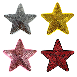 Bán Buôn 4-Màu Bling Sao Thêu Vá Set PVC Handmade Sequins Sắt Trên Thêu Các Bản Vá Lỗi Cho Quần Áo Mũ DIY Denim - Product Image 2