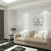 Autocollant mural 3D en mousse auto-adhésif imperméable pour plafond, facile à coller, facile à nettoyer, pour salon, salle de bain, couloir