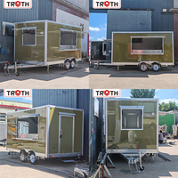Remorque alimentaire Truth Hot Dog avec équipement de cuisine personnalisé et fenêtre de service pour la restauration rapide et les marchés en plein air