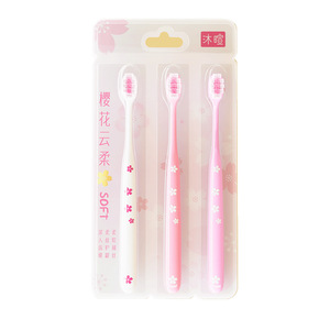 Cepillo de Dientes Molar Shine Sakura con Cerdas Suaves, Paquete de 3, Cepillo de Dientes Manual para Adultos, Cuidado Bucal de Alta Calidad - Product Image 2
