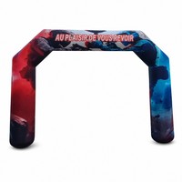 Arche gonflable imperméable pour salons professionnels, présentoir d'entrée pour salons professionnels, pour le marketing et l'activation de la marque