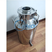 Réservoir en acier inoxydable de 20L, 30L, 70L, 100L, 200L, 300L, chaudière, peut servir de distillateur d'alcool, accessoires de distillation, réservoir de distillation