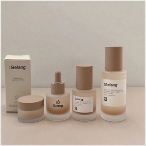 Nhà Máy Bán buôn không có không khí bơm mỹ phẩm Chai thủy tinh 60 ml Frosted mỹ phẩm Kính Lotion chai mặt Lotion chai - Product Image 3