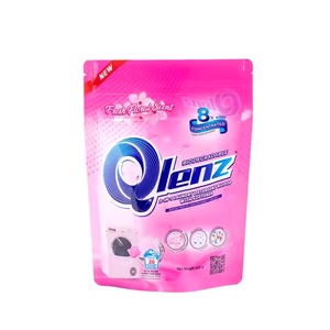 Vente en gros de lessive liquide avec pochette debout Produits de nettoyage et d'entretien sac d'emballage en plastique sacs d'emballage pour linge - Product Image 1