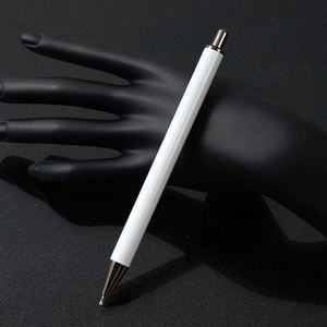 Vente flash - Stylo à bille en métal personnalisé avec logo, dégradé multicolore, encre gel neutre blanche, écriture fluide, pour le bureau et les étudiants - Product Image 2