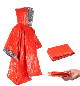 بونشو حراري للطوارئ بشعار مخصص، مقاوم للماء والرياح وعاكس للضوء، للتخييم في الهواء الطلق وكهدايا ترويجية - Product Image 4