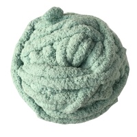 Fil à tricoter super épais en chenille pour le tricot à la main, fil à tricoter super épais pour tapis, boule douce, fil à tricoter super épais